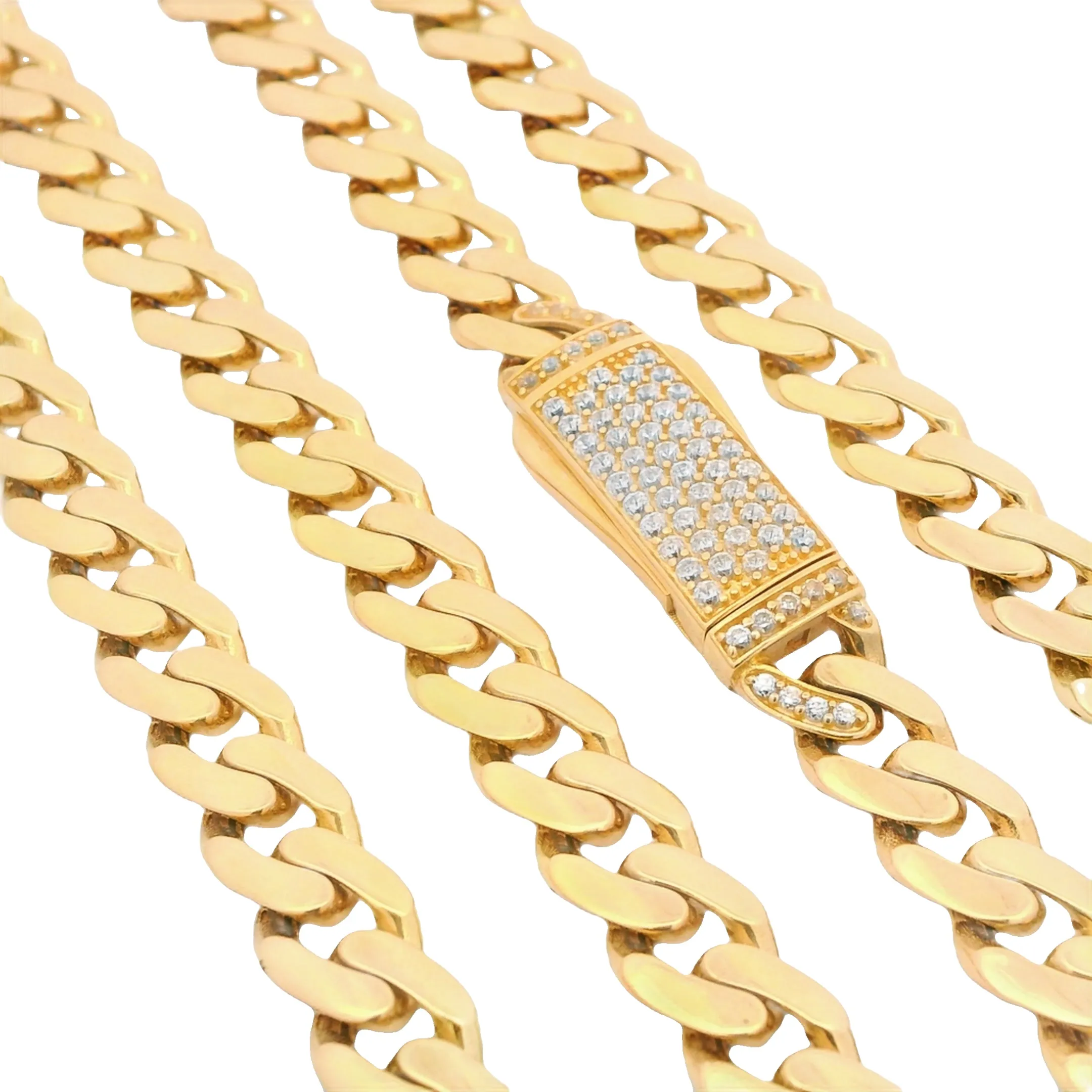 14K 🇮🇹ITTALLO Hollow Cuban Choker (7MM / 16” Inches) JTJ™
