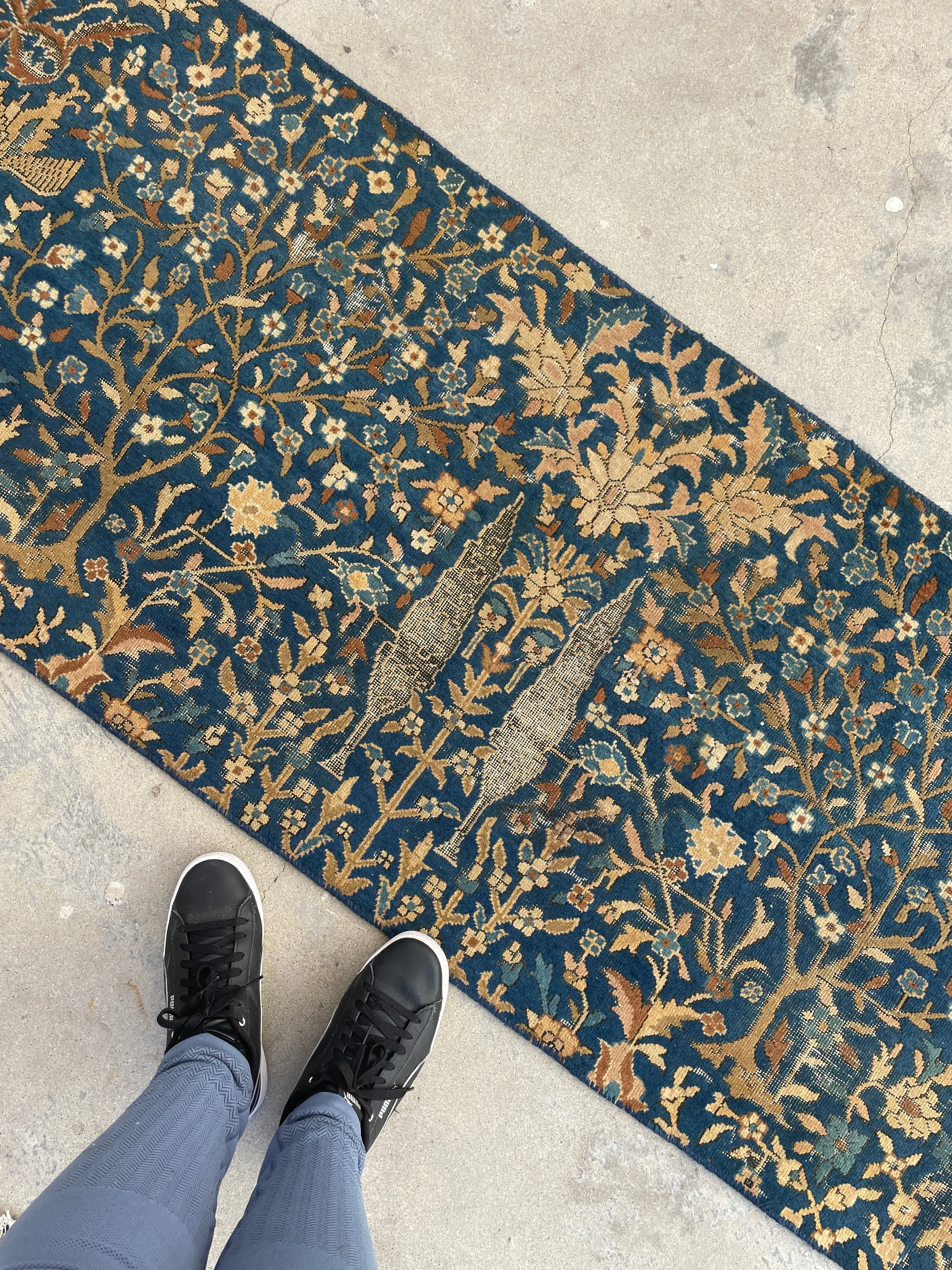 2’4 x 5’7 Antique Agra Runner #2017
