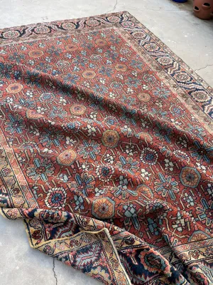 8'8 x 11'8 Antique Persian Heriz rug #2564ML