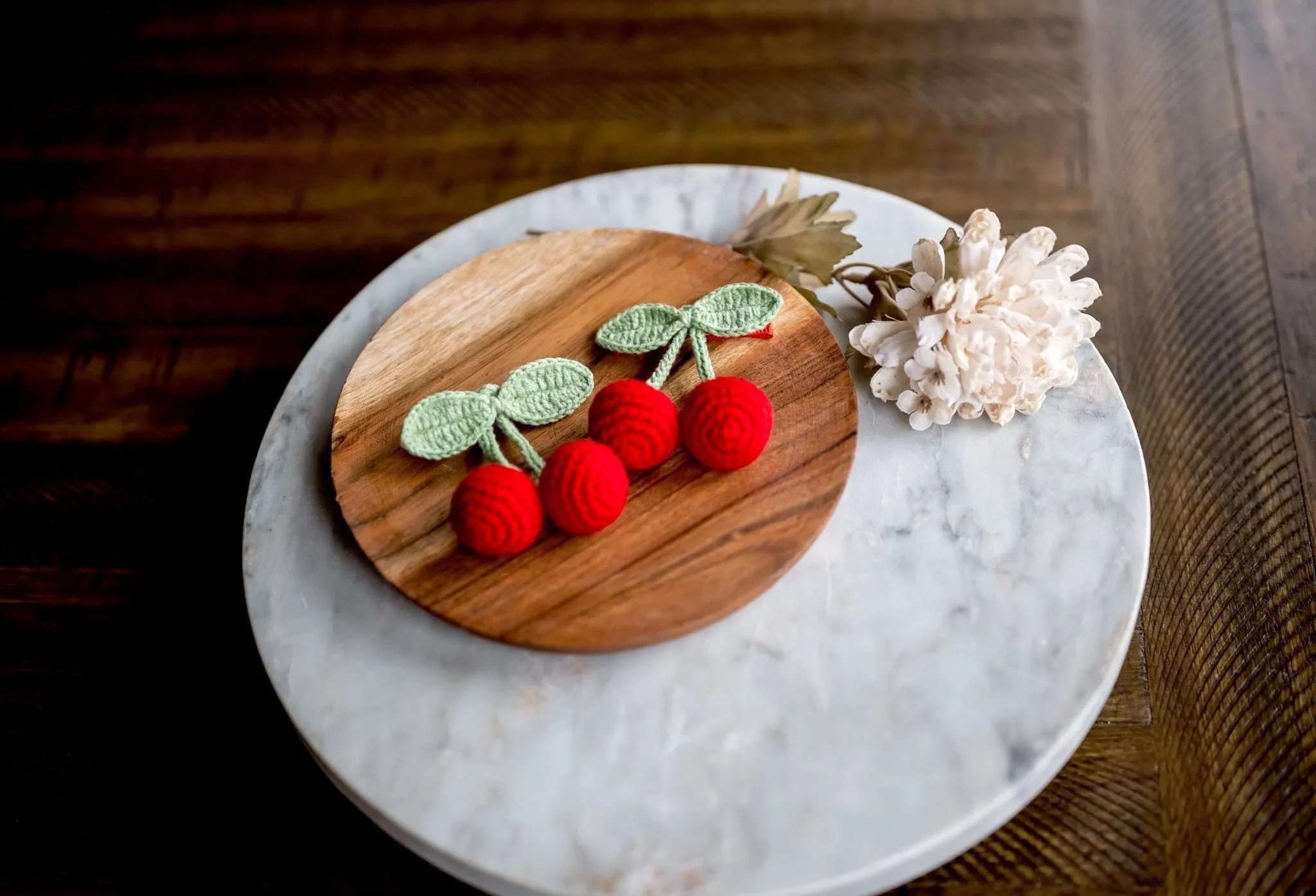 Cherry Hair Clips
