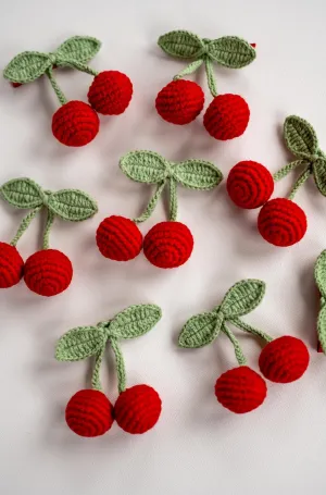 Cherry Hair Clips