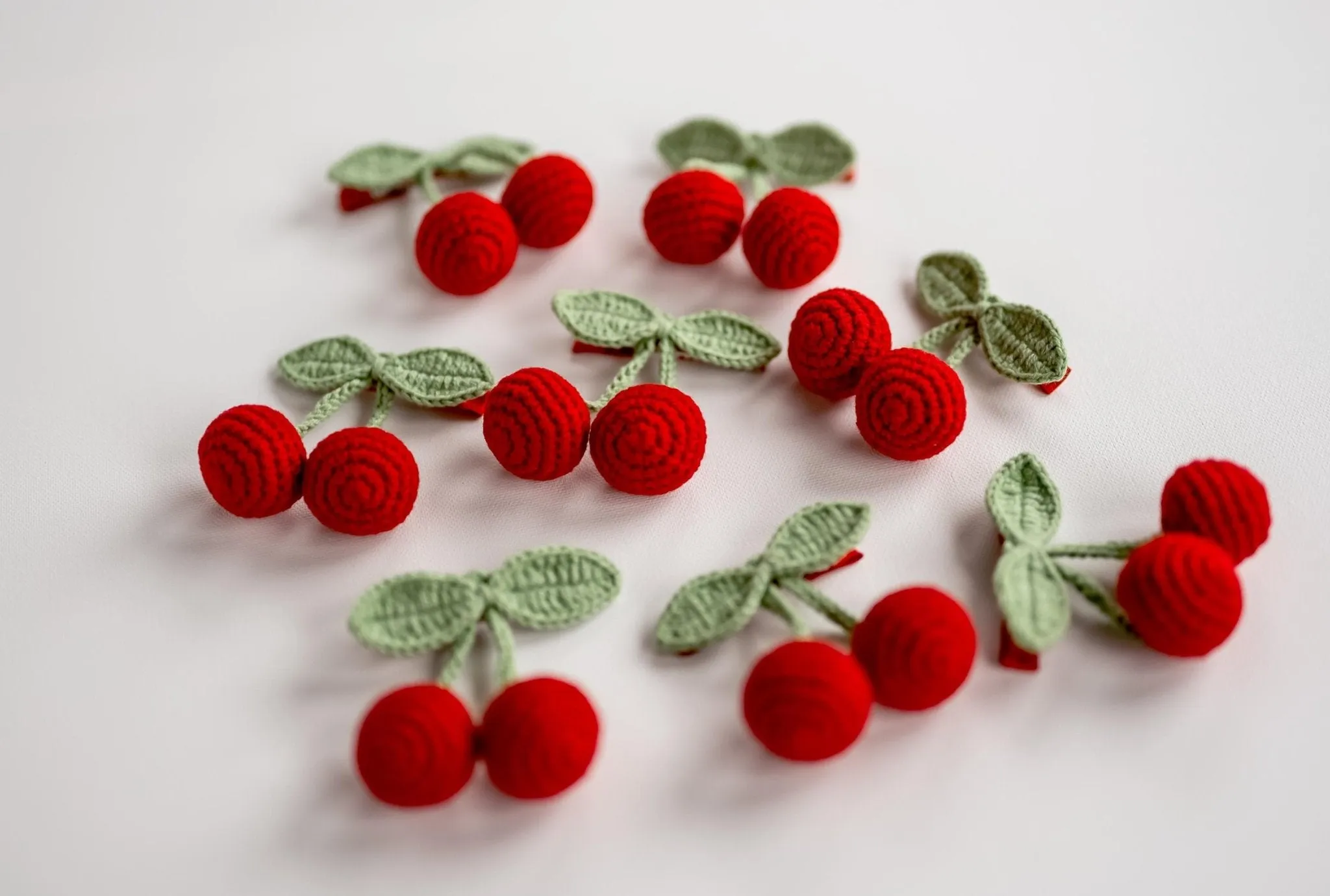 Cherry Hair Clips
