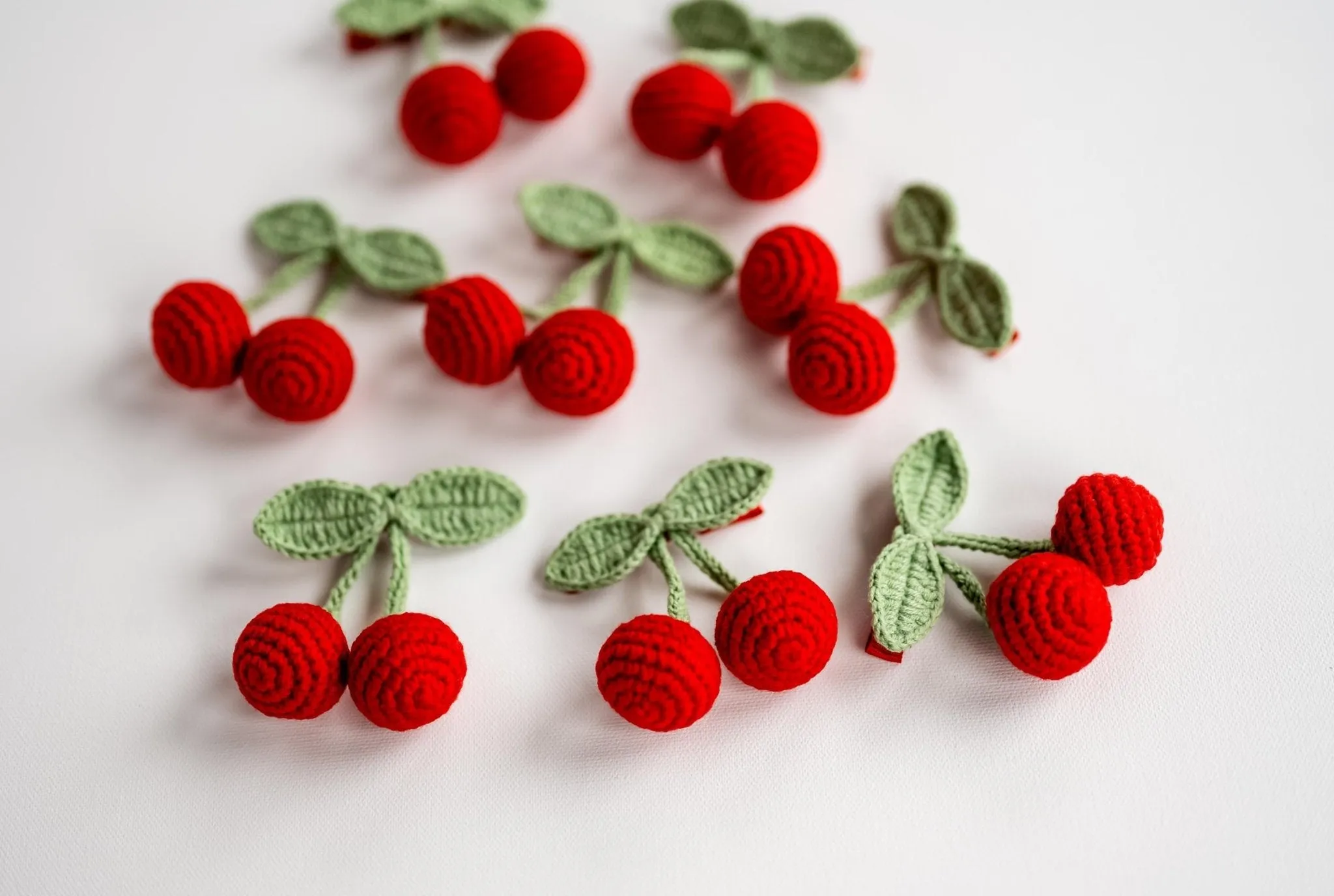 Cherry Hair Clips
