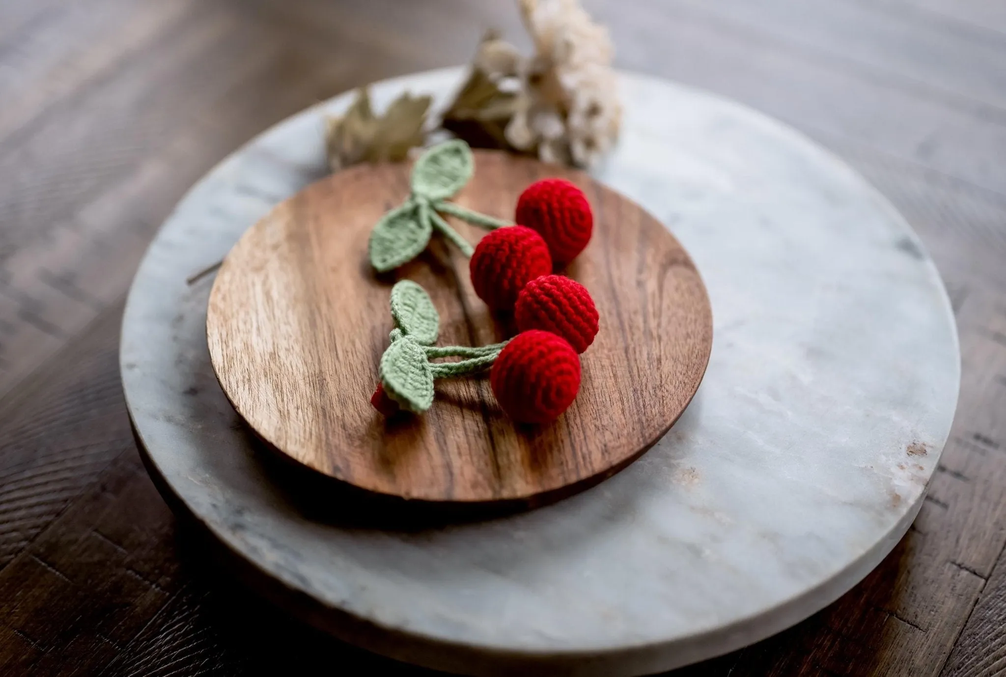 Cherry Hair Clips