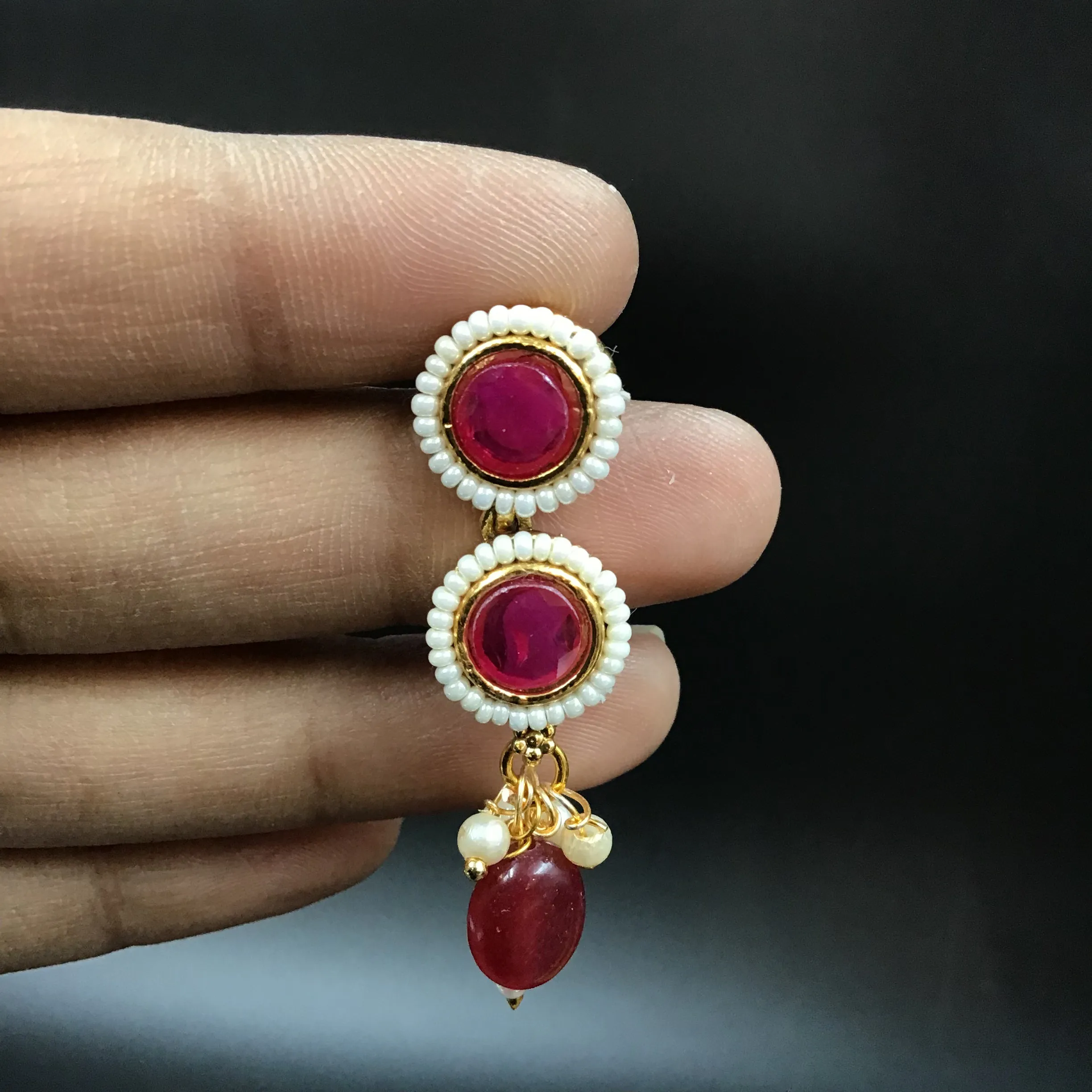 Choker Polki Necklace Set 4878-21