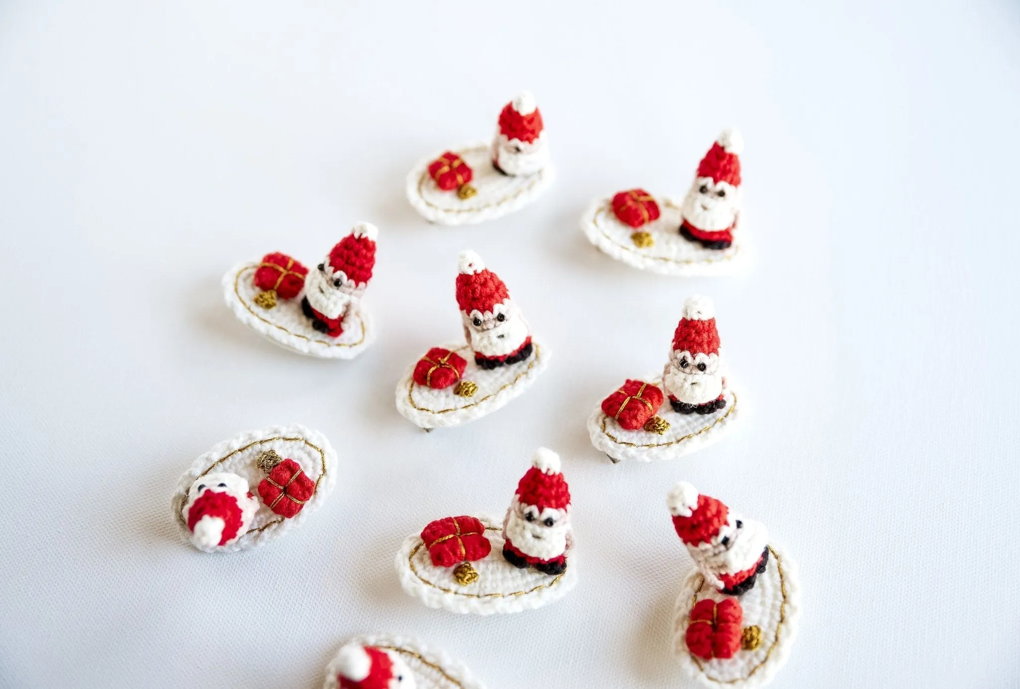 Christmas Gnome Hair Clip