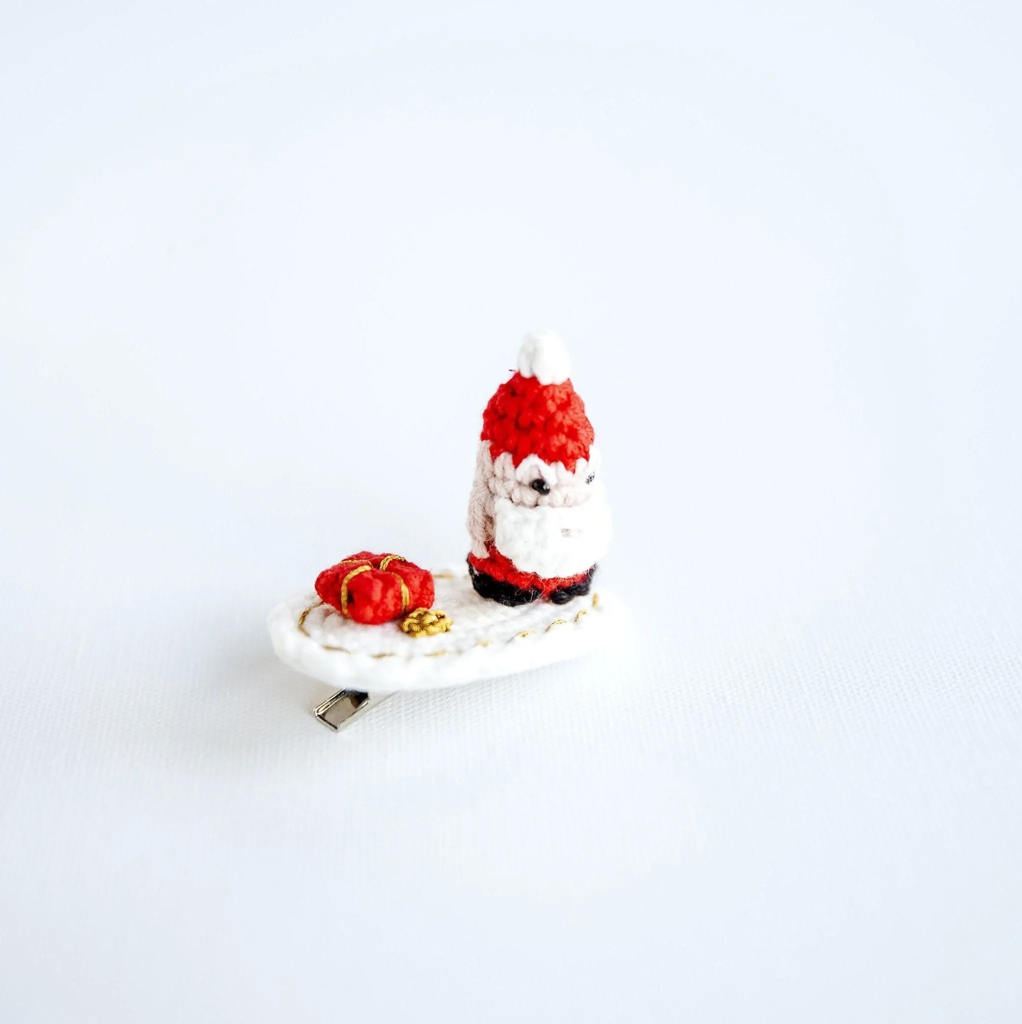 Christmas Gnome Hair Clip