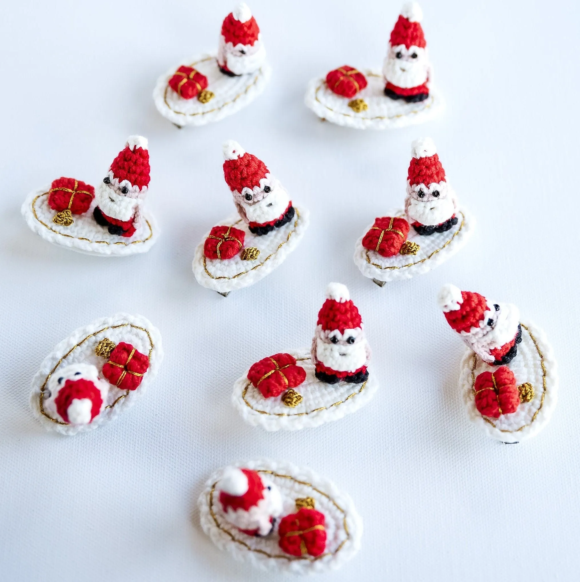 Christmas Gnome Hair Clip