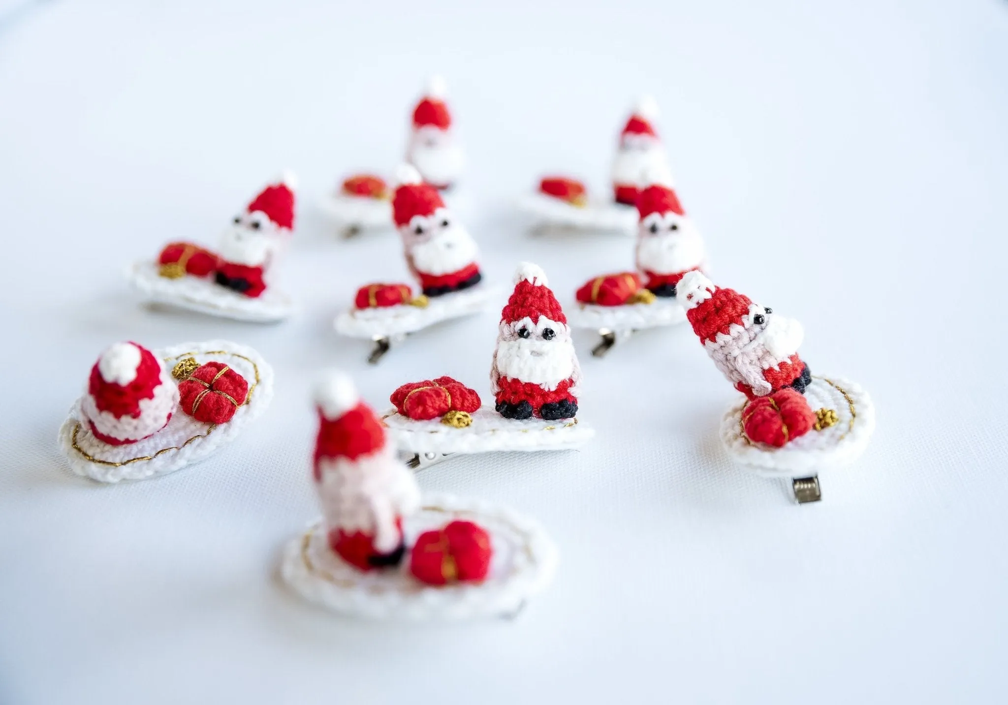 Christmas Gnome Hair Clip