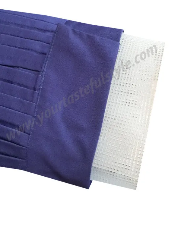 Custom Japanese Grill Chef Tall Hat Set Purple Color