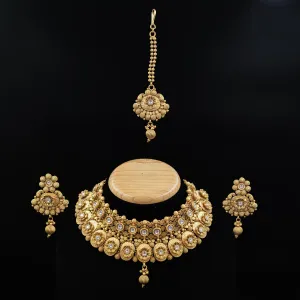Gold Gold Look Necklace Set 19718-6902