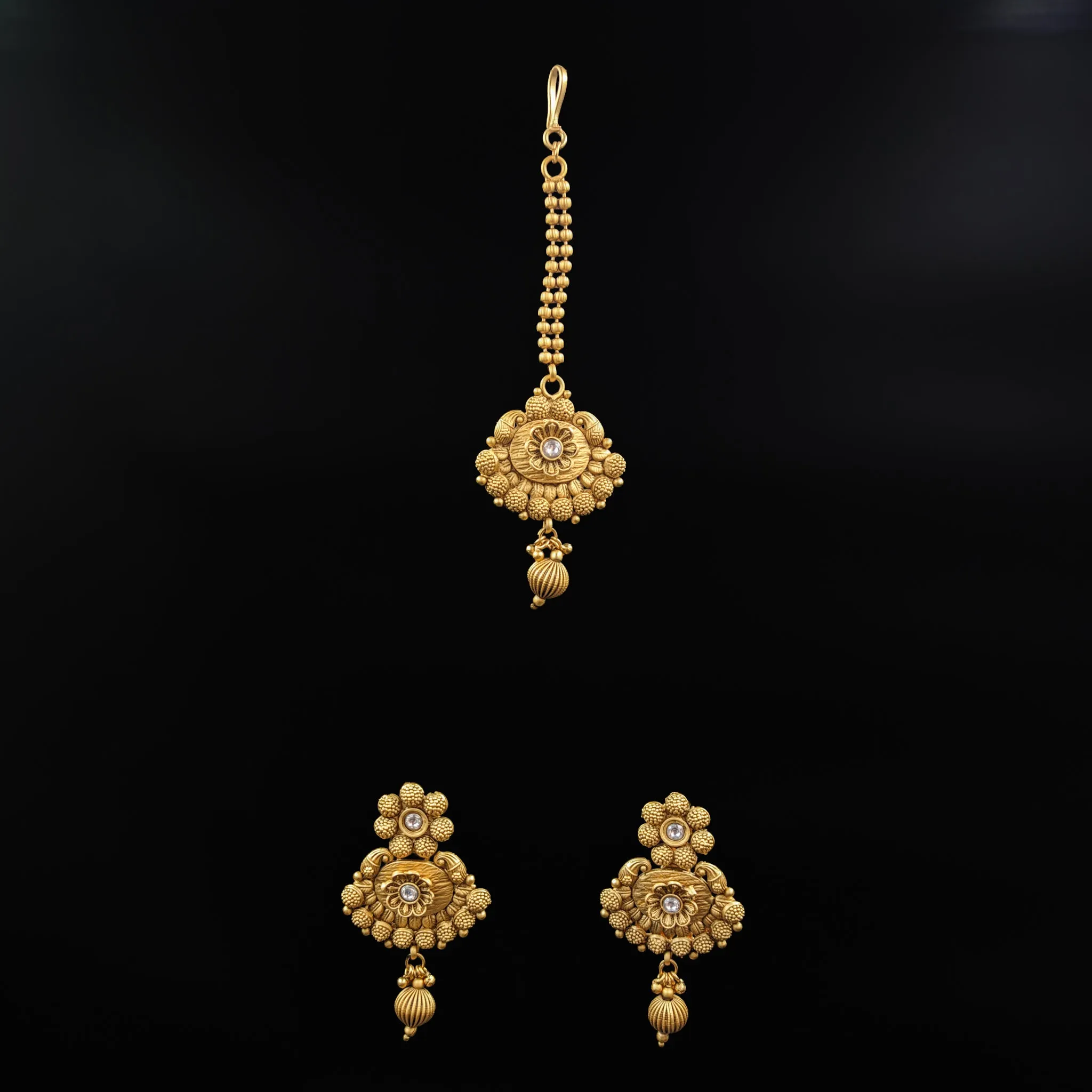 Gold Gold Look Necklace Set 19718-6902