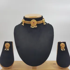Gold Gold Look Necklace Set 6290-71