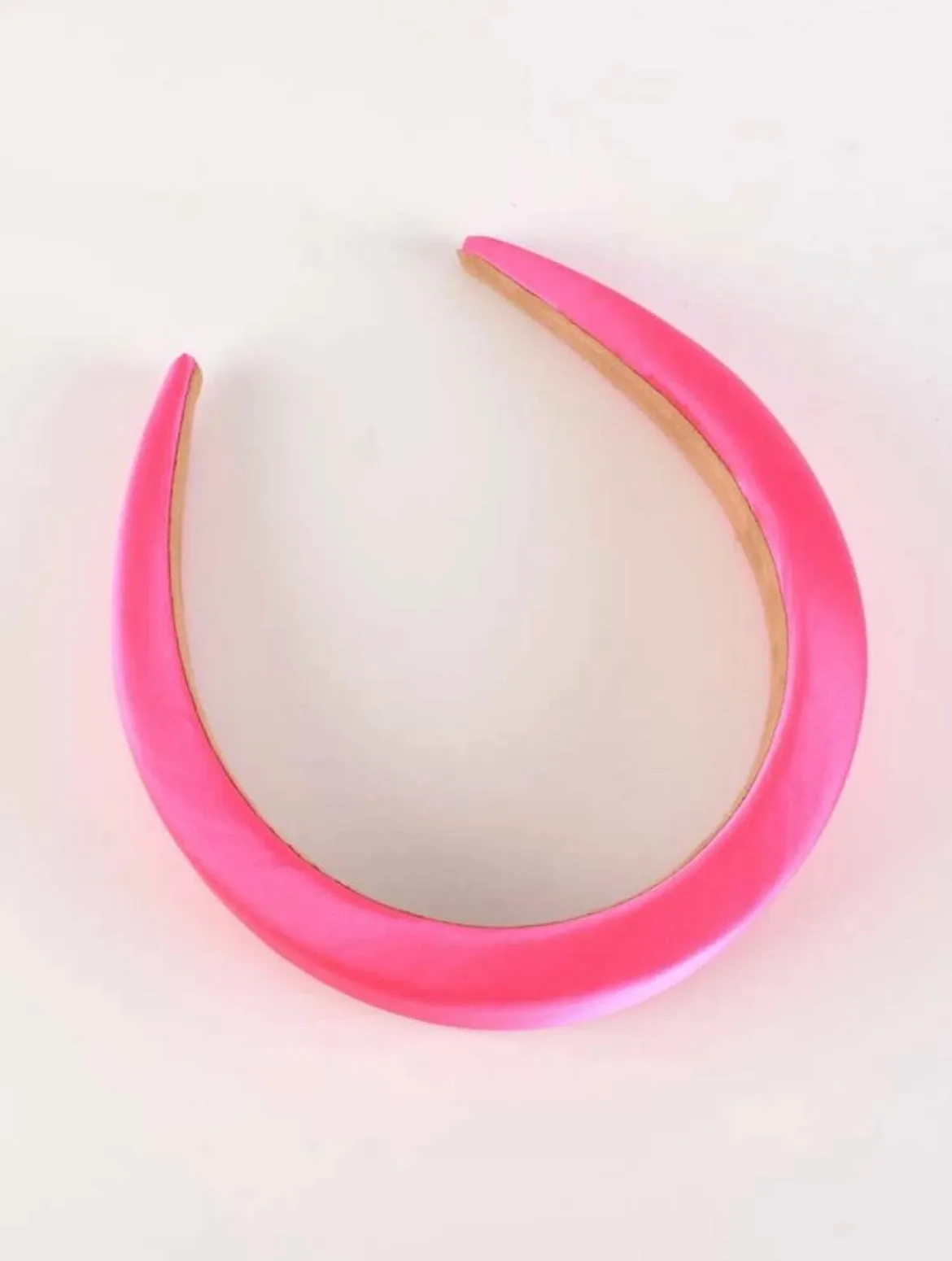 Hot Pink Satin Headband