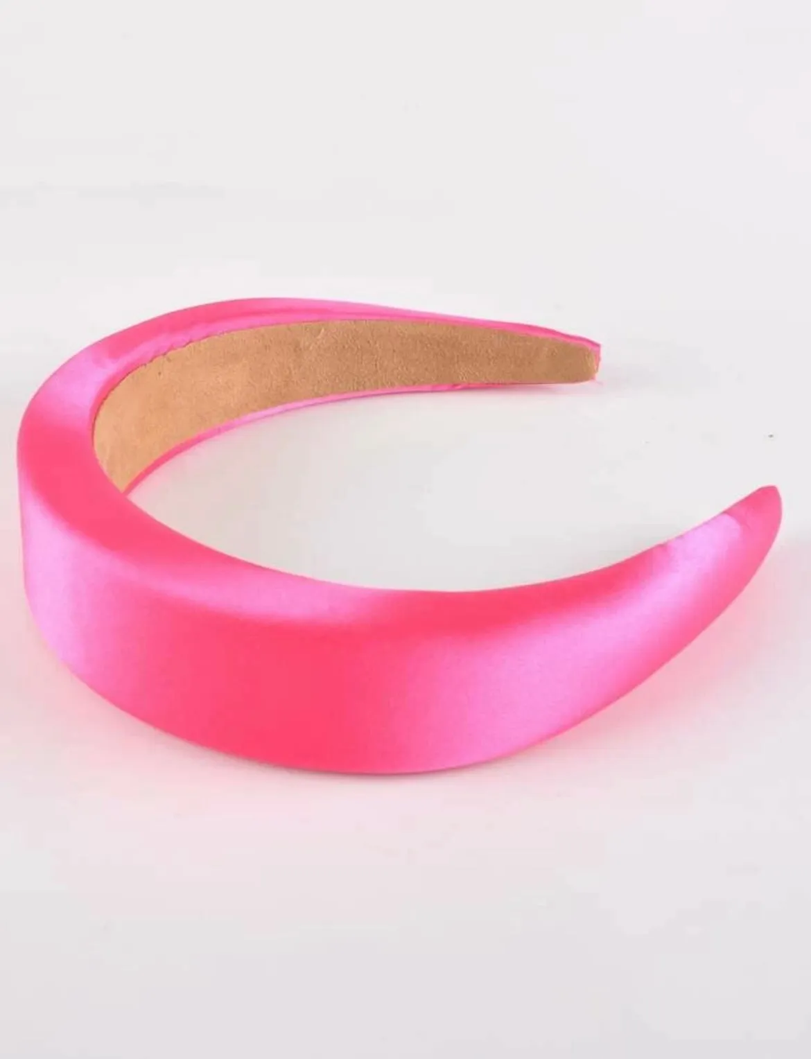 Hot Pink Satin Headband