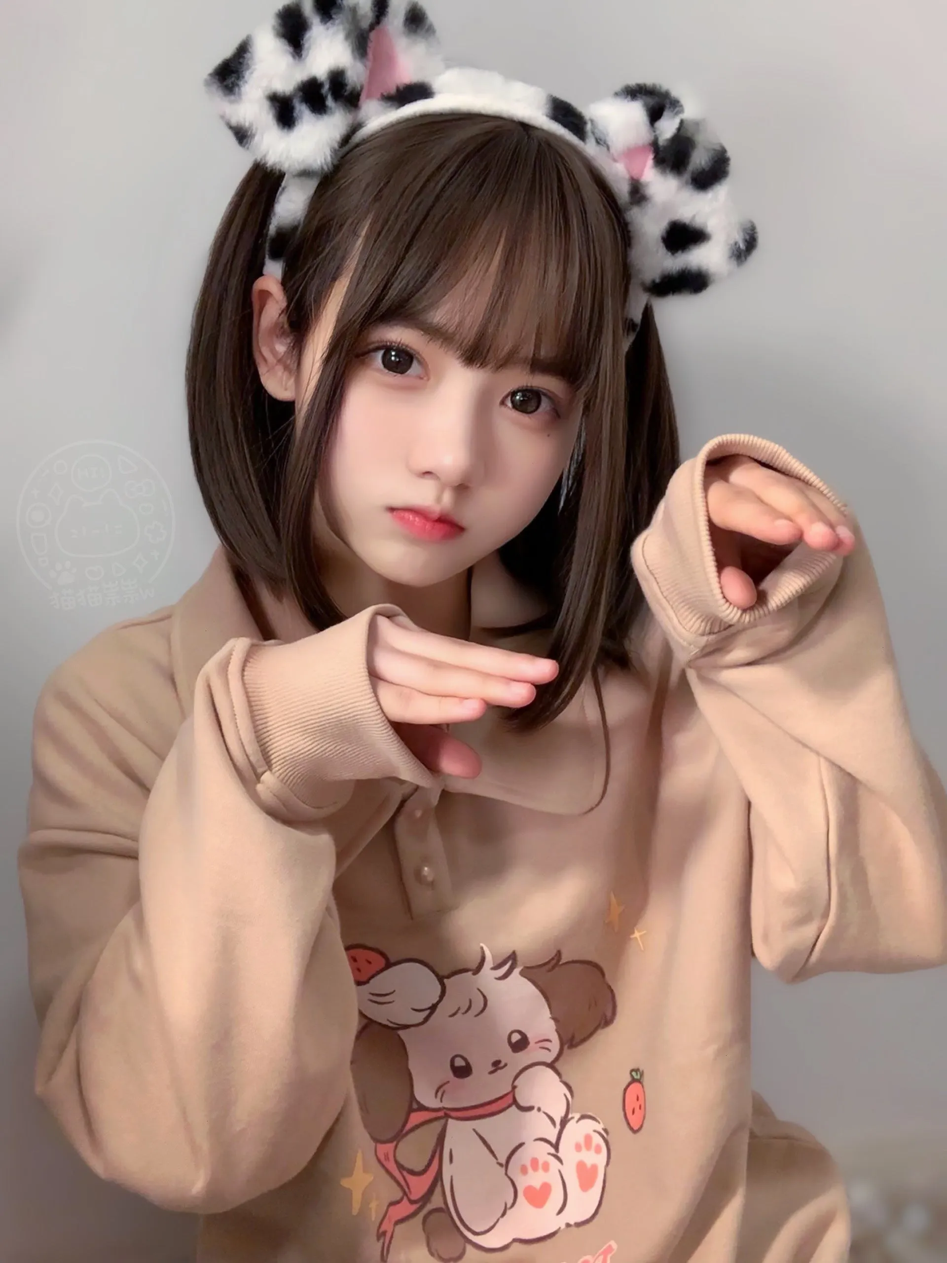 Kawaii Dalmatians Plush Headband