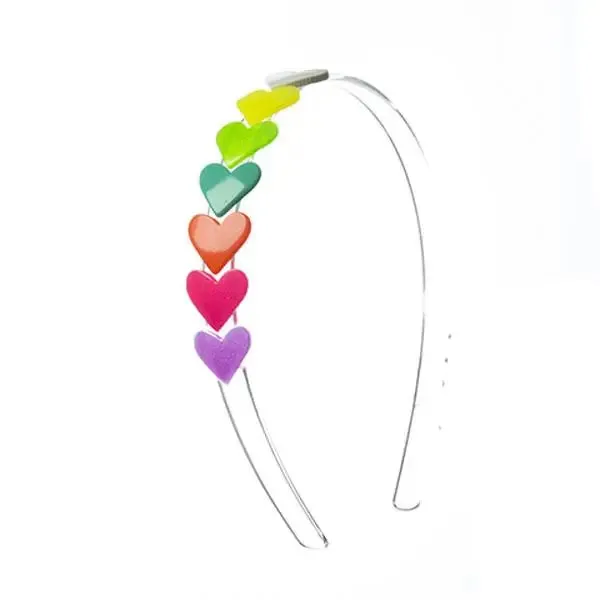 Lilies & Roses VAL-Centipede Heart Neon Combination Headband