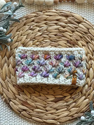 Lotus Flower Headband in Natural/Dancing Leaves