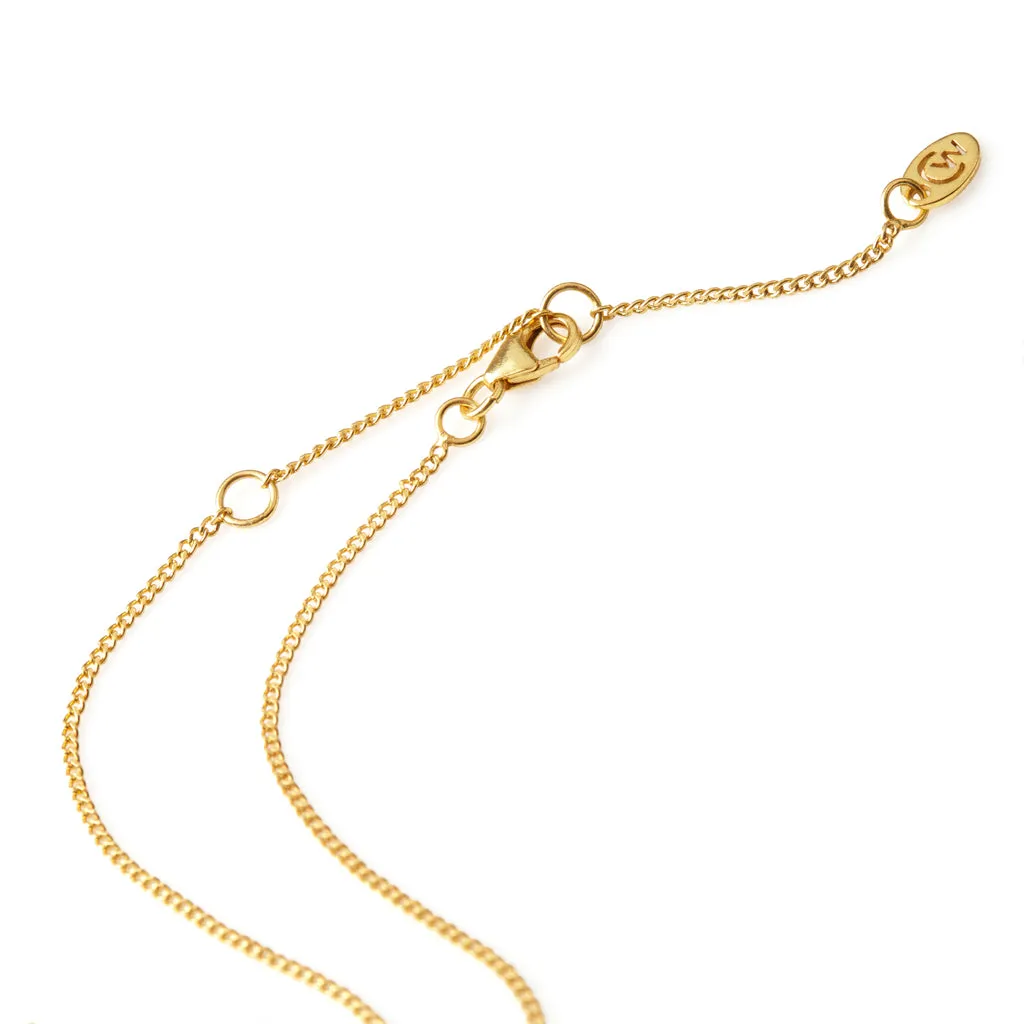 Lotus Flower Necklace - Gold