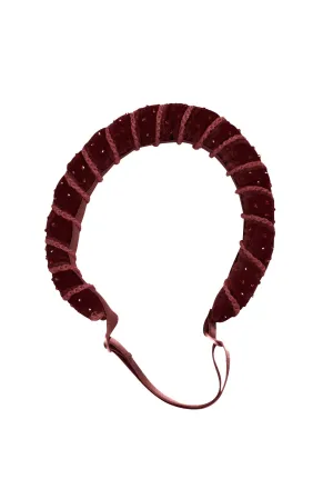 Min Wrap - Burgundy Velvet