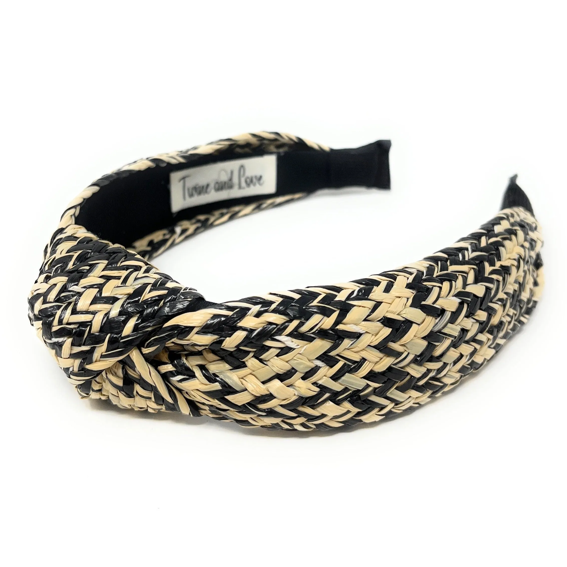 Raffia Woven Knotted Headband